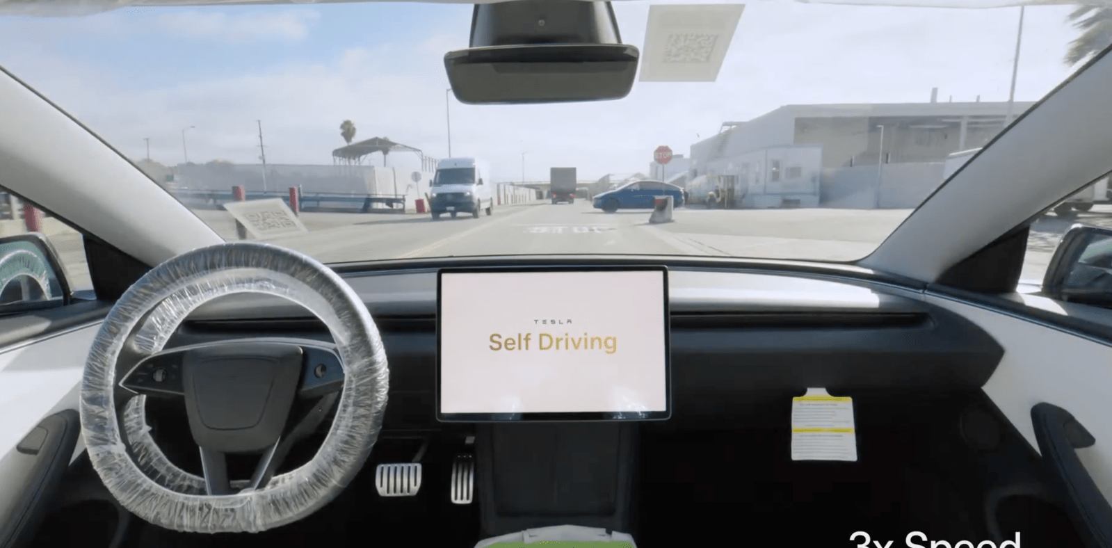 Tesla Auto Driving Fremont Factory
