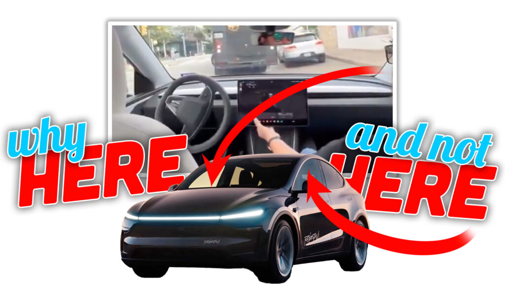 ¿Por qué los conductores de seguridad de Tesla Roboxi están sentados en el asiento equivocado?