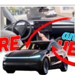 ¿Por qué los conductores de seguridad de Tesla Roboxi están sentados en el asiento equivocado?