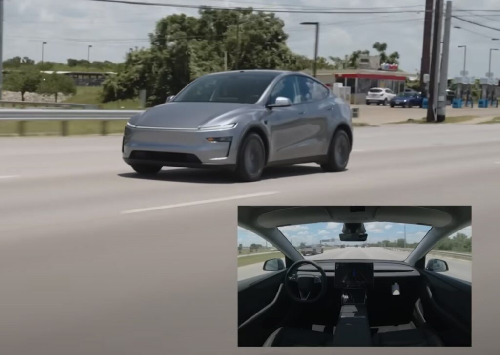 Tesla envía un patrón sin conductor a la fábrica para promover su tecnología Roboxi