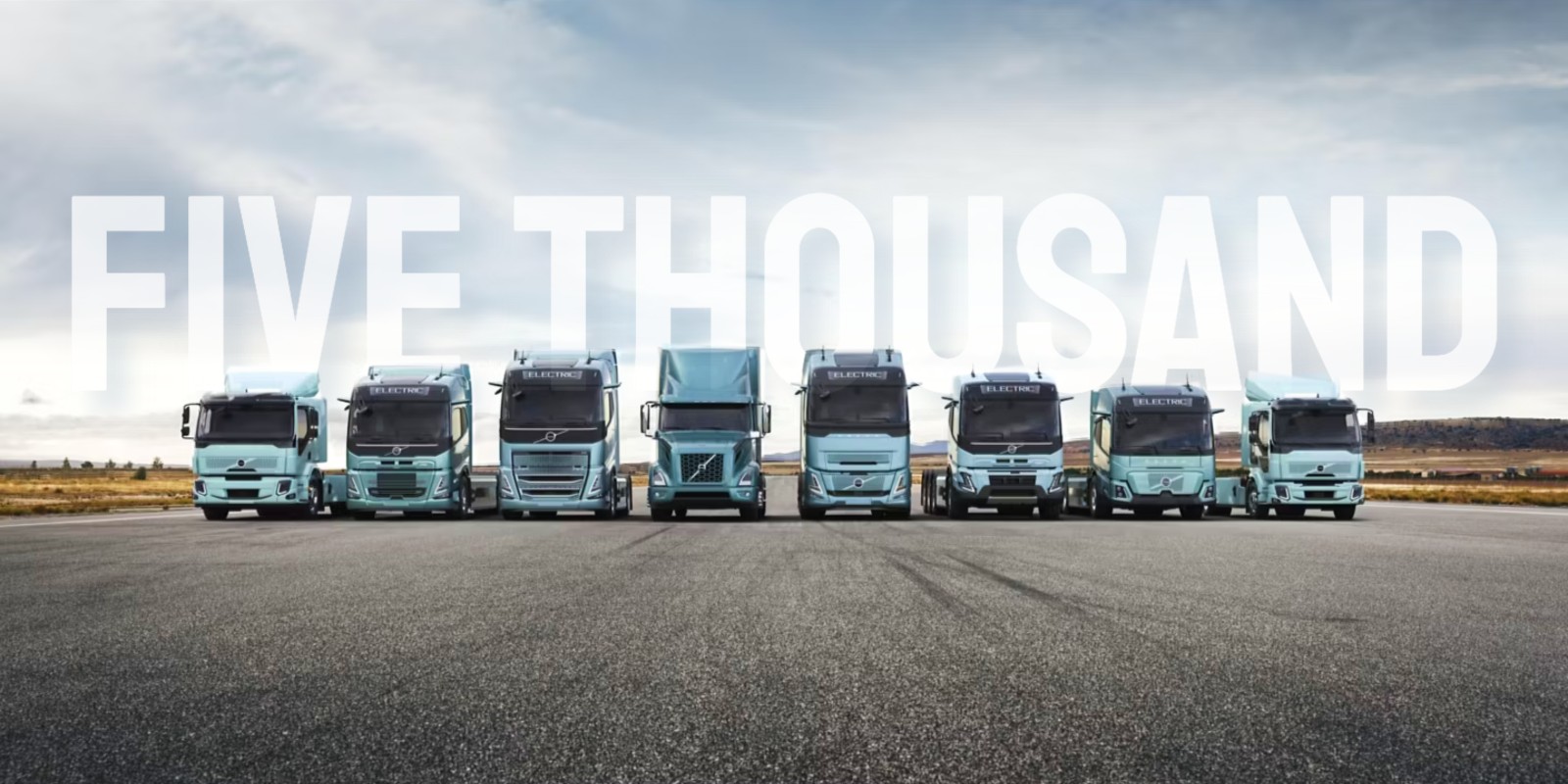 Como un tesla semi-luchador, Volvo vendió sus 5,000,000 de camiones eléctricos