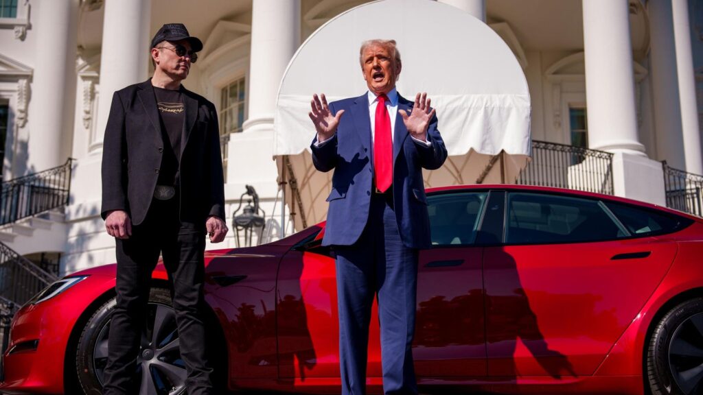 Las acciones de Tesla hundieron un 5% cuando la disputa Trump-Musk Reigne en Premrumet