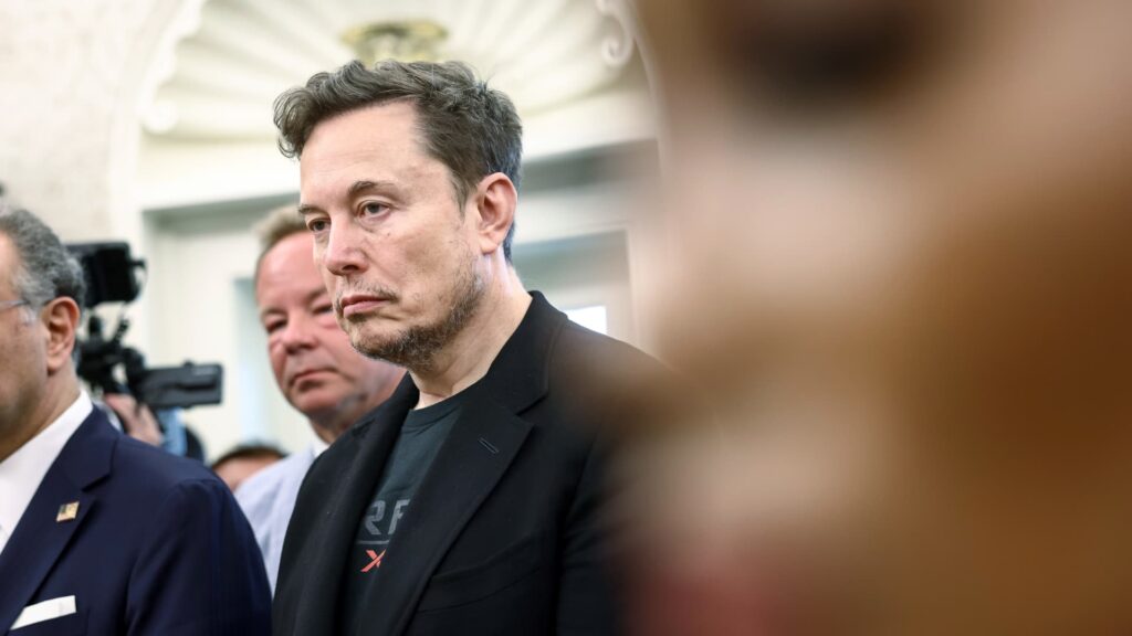 Tesla comparte la disminución de Musk antes de la entrega de Trump Feud Q2