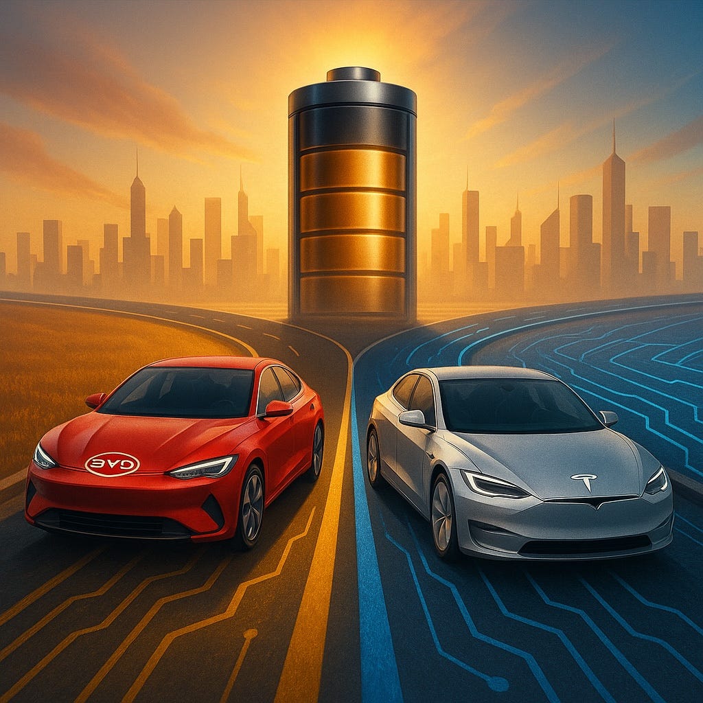 Química Química Química: Dominio técnico de BYD vs Tesla Marketing Milagro | Enrique | Enrique en | Jul, 2025