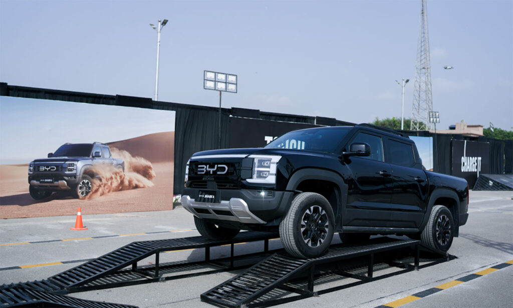 BYD ha lanzado la camioneta híbrida Shark en Pakistán