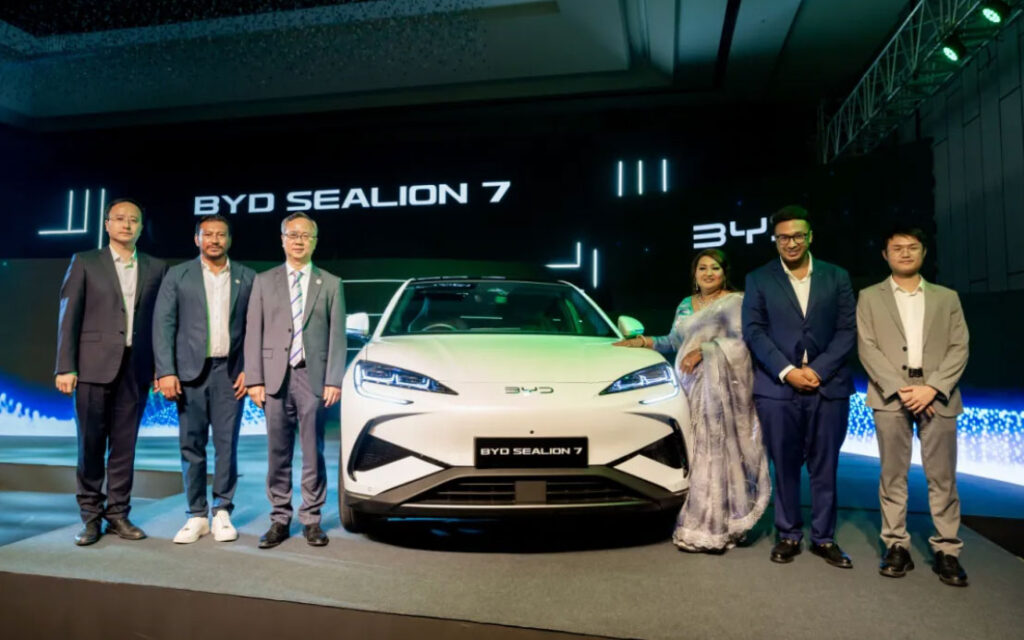 BYD ha lanzado SEATION 07 SUV Electric Nepal