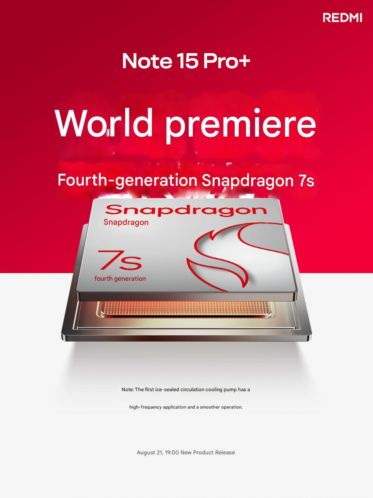 Redmi Note 15 Pro + estrenará el chip Snapdragon 7s Gen 4
