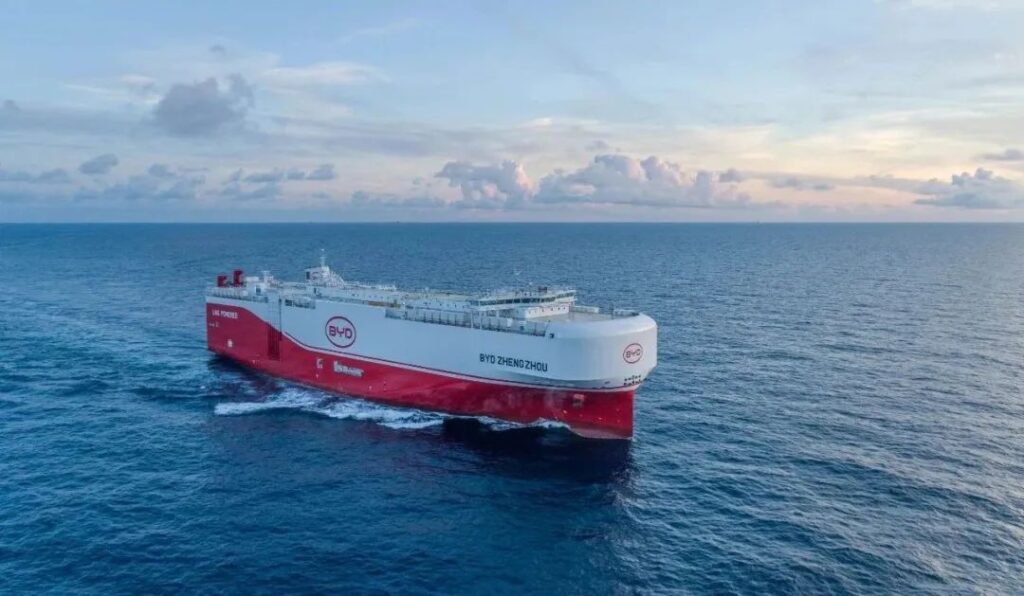 BYD 7,000 CUU GNL realizado Doble combustible NUEVO Carrier