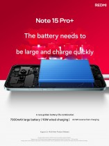 Redmi Note 15 Pro + Clave Especificaciones Teasers (máquina traducida en chino)
