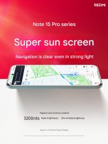 Redmi Note 15 Pro + Clave Especificaciones Teasers (máquina traducida en chino)
