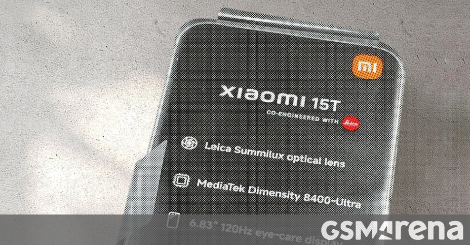Las fotos de Spy Xiaomi 15t muestran una pantalla más grande, un nuevo conjunto de chips, nueva batería y más