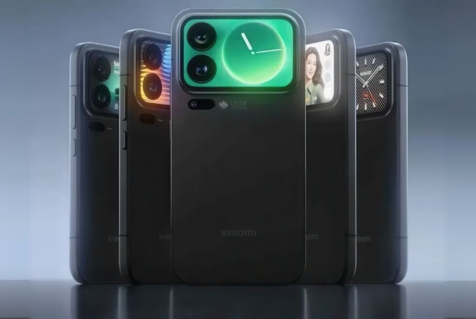 Las imágenes promocionales muestran la pantalla posterior de Xiaomi 17 Pro