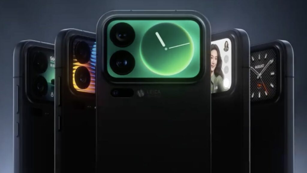 El asesino del iPhone 17 de Xiaomi tiene una pantalla secundaria en la parte posterior