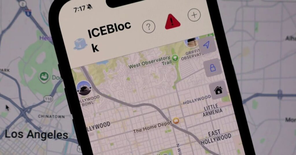 Apple dice que los usuarios han eliminado una aplicación que permite que los agentes de hielo sigan