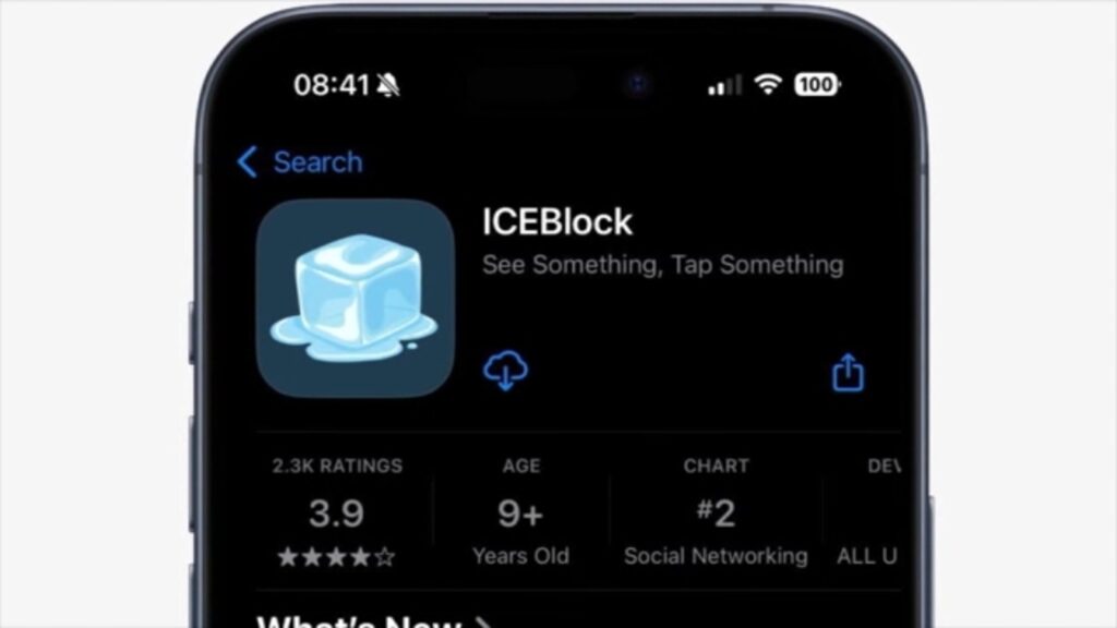 Apple elimina las aplicaciones para informar la observación de los agentes de hielo