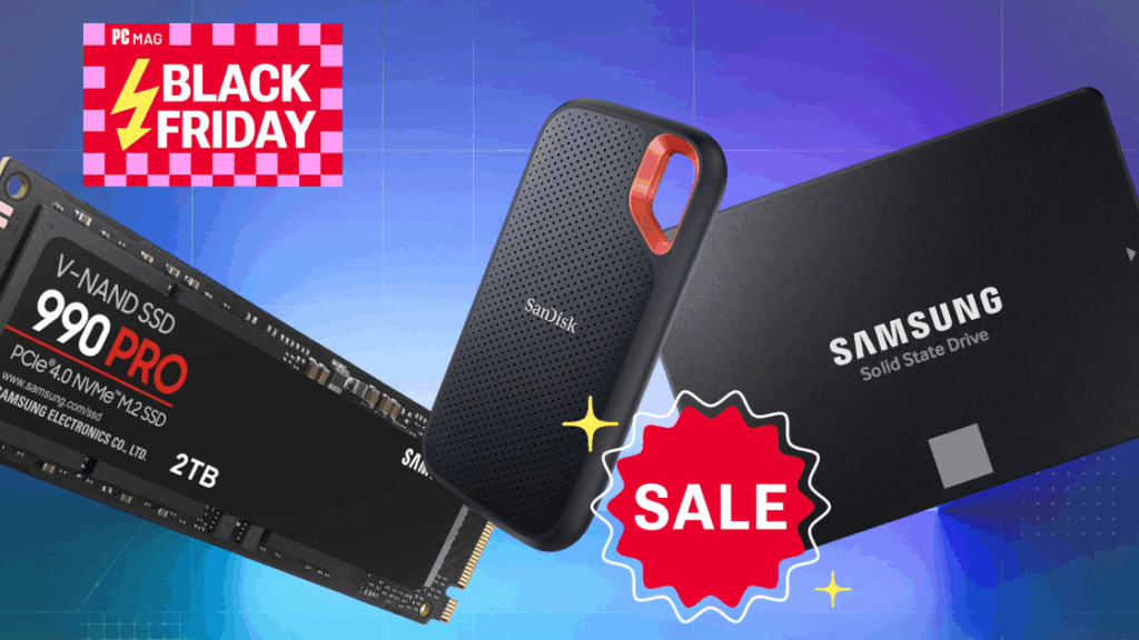 Ahorre mucho dinero con las ofertas de SSD del Black Friday de Crucial. Samsung y SanDisk