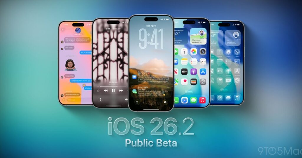 Apple lanza la primera versión beta pública de iOS 26.2, estas son las novedades