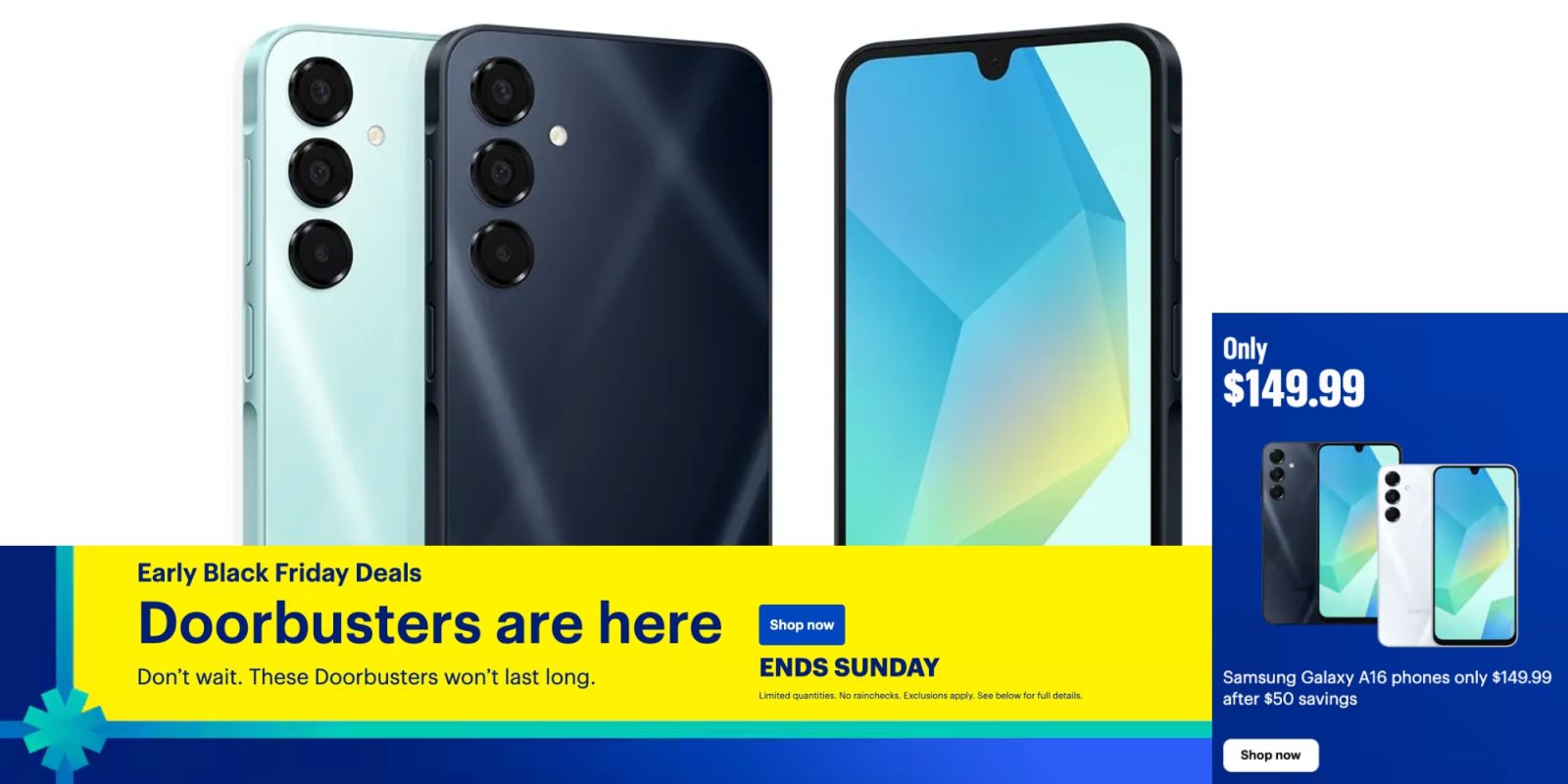 Un celular con tres cámaras