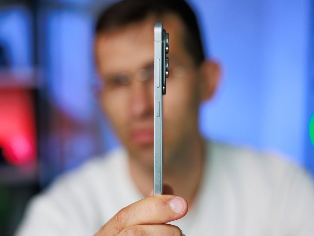 Vista lateral del Samsung Galaxy S25 Edge