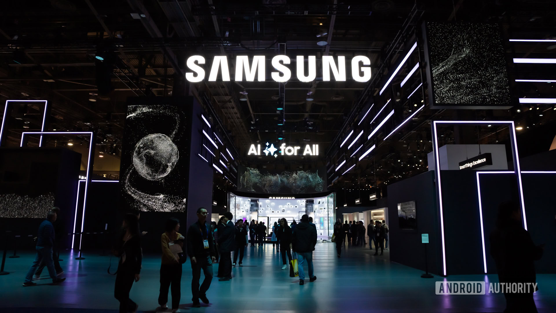 Logotipo de Samsung en CES 2025 Foto de stock 3 Logotipo de Samsung en CES 2025 Foto de stock 3