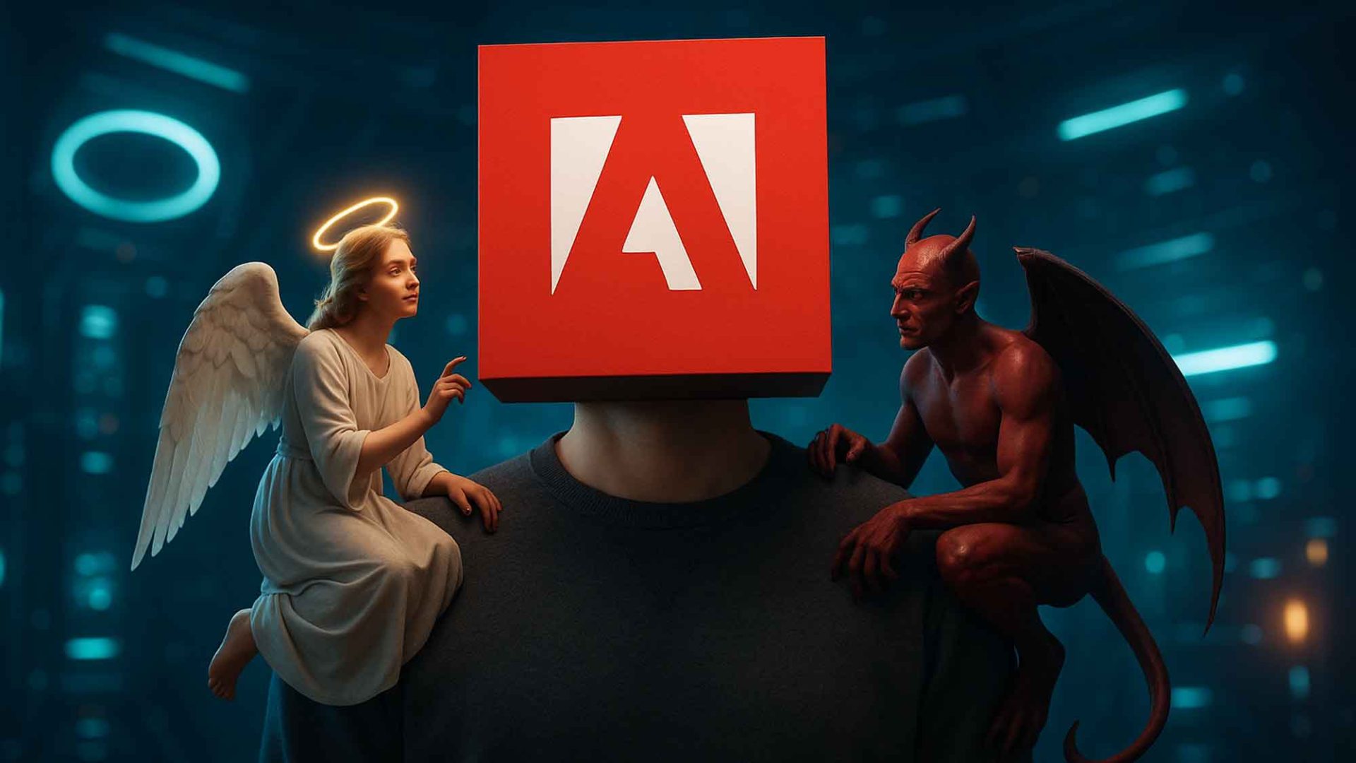 Adobe quiere ser la manzana de la creatividad y es fantástico. Y los muertos aterradores