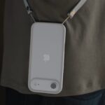 Probé la correa cruzada de Apple. Es cómodo, pero el teléfono parece tonto cuando se quita la correa.