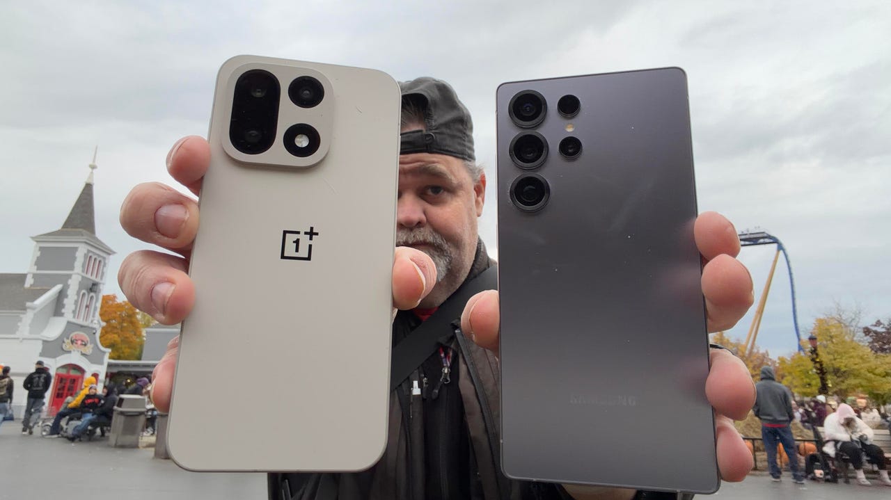 OnePlus 15 y Samsung Galaxy S25 Ultra
