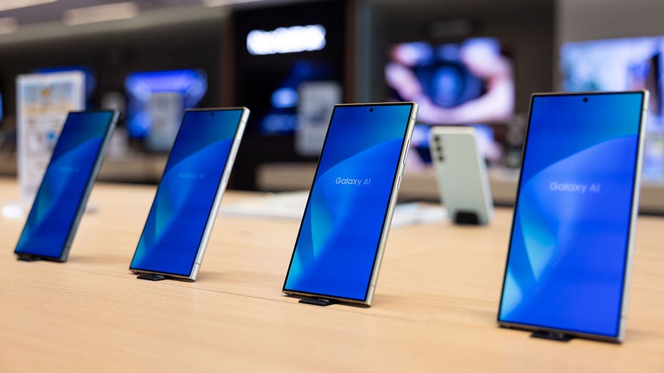Teléfonos inteligentes en una tienda
