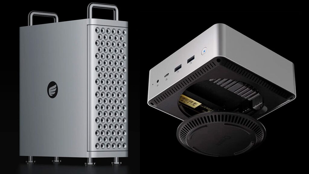 Los clones de Apple Mac Pro y Mac Mini se lanzan con CPU AMD Ryzen: mini PC perfectas para quienes aman la estética de Apple pero aún necesitan Windows o Linux.