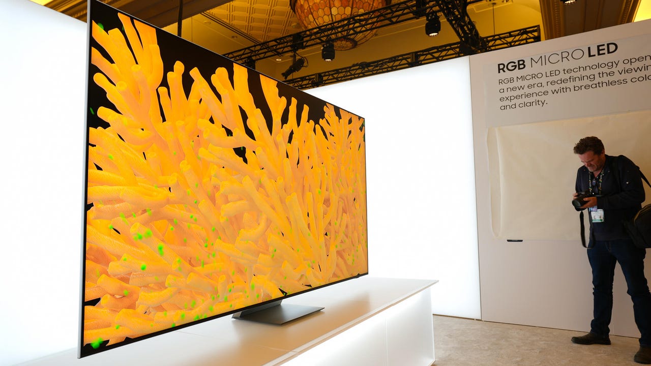 Televisor Samsung RGB Micro LED en CES 2025