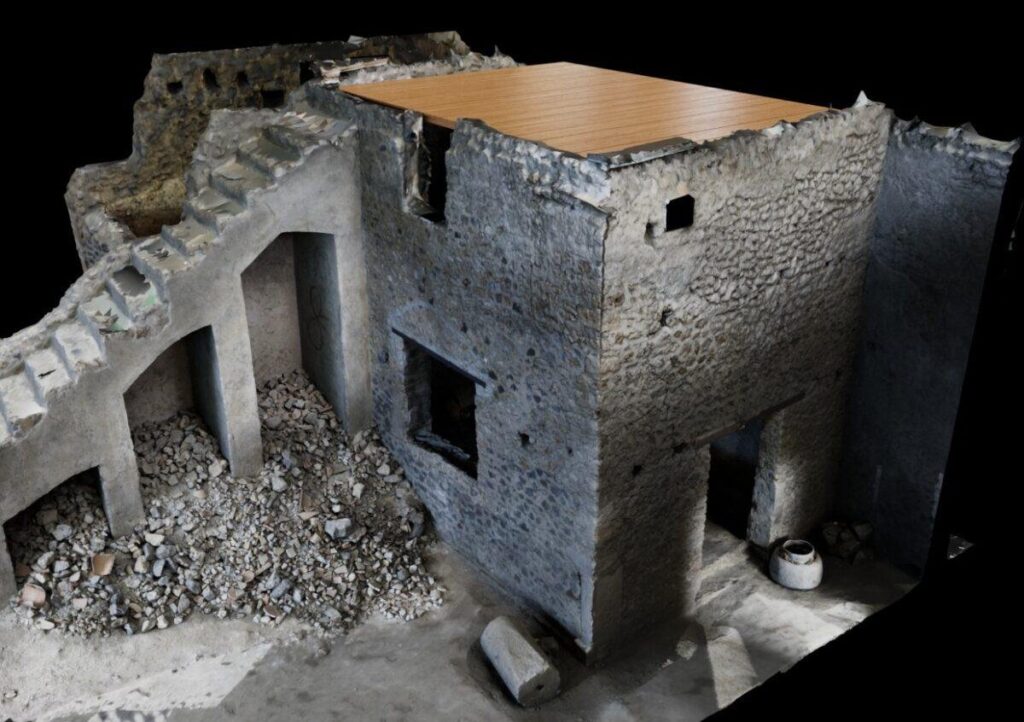 La arqueología digital revela las torres perdidas de Pompeya sobre las villas romanas de élite