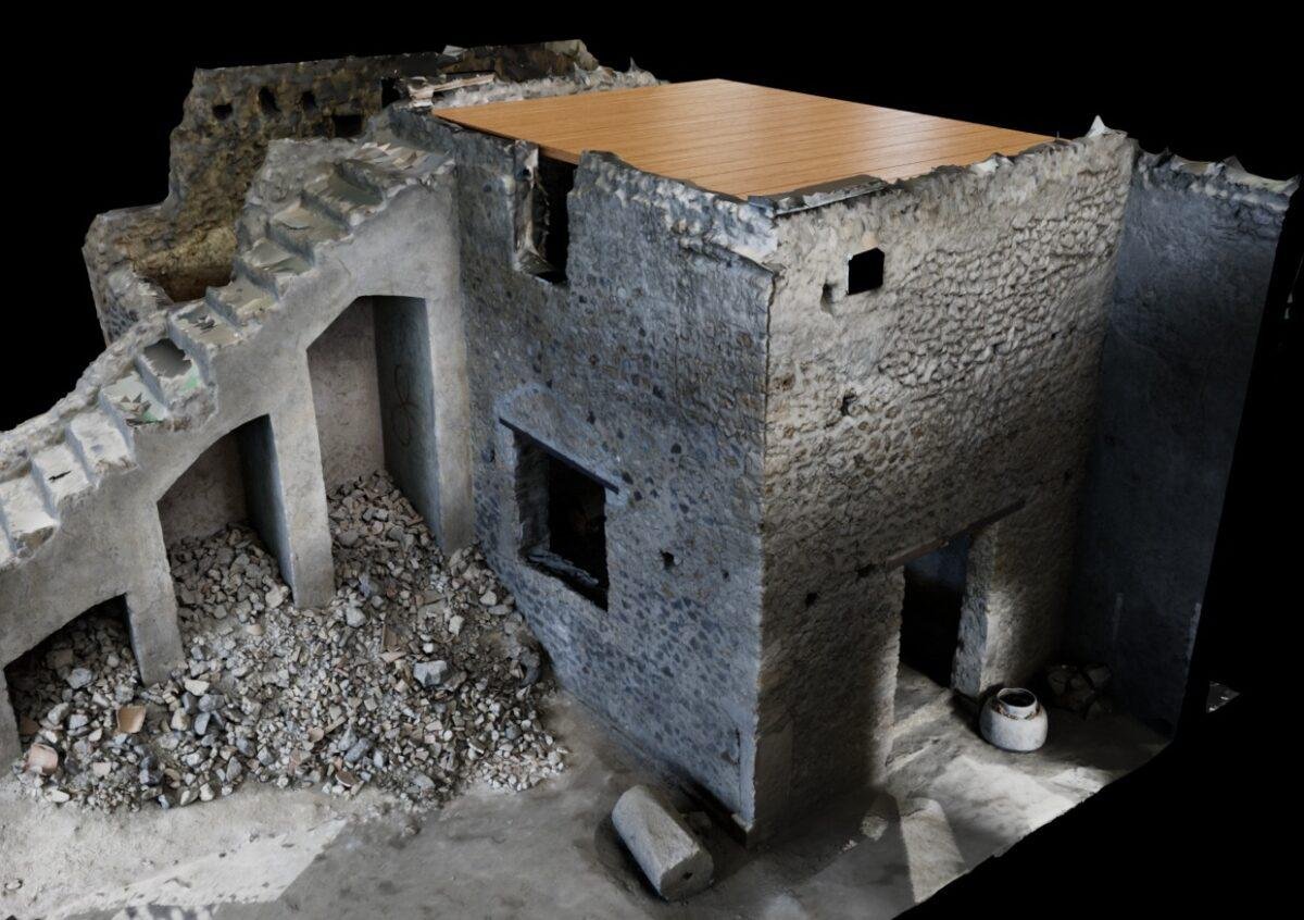 La arqueología digital revela las torres perdidas de Pompeya sobre las villas de la élite romana