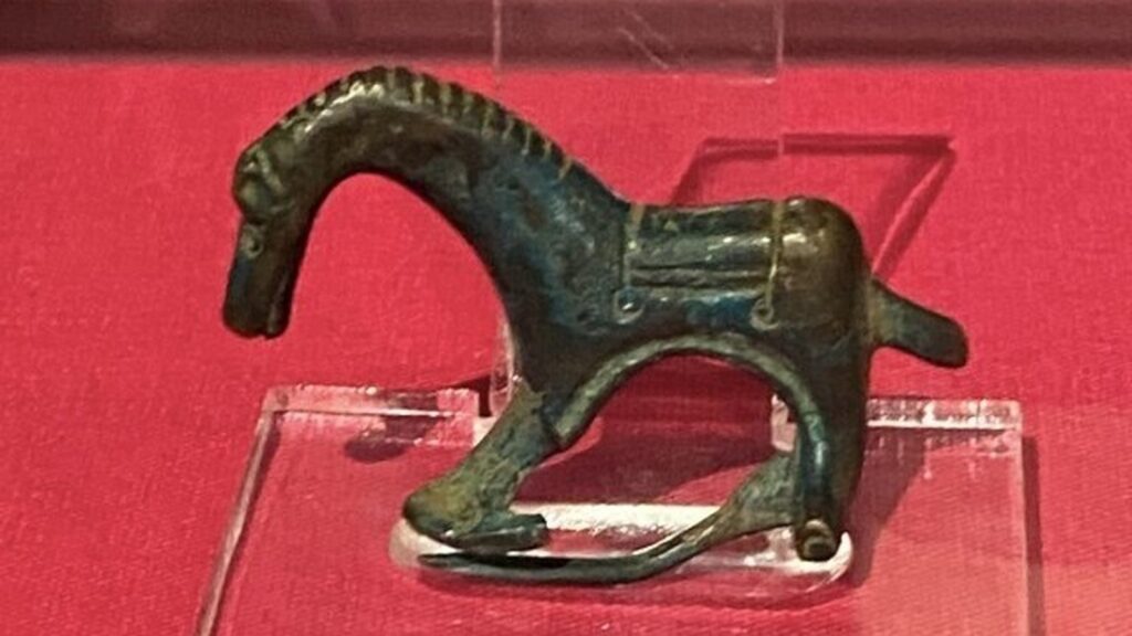 El hombre dijo que perforó el broche romano que compró en eBay