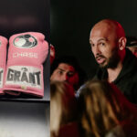 Unos idiotas ofrecen 10.000 dólares en Ebay por los guantes rosas ganadores de Andrew Tate