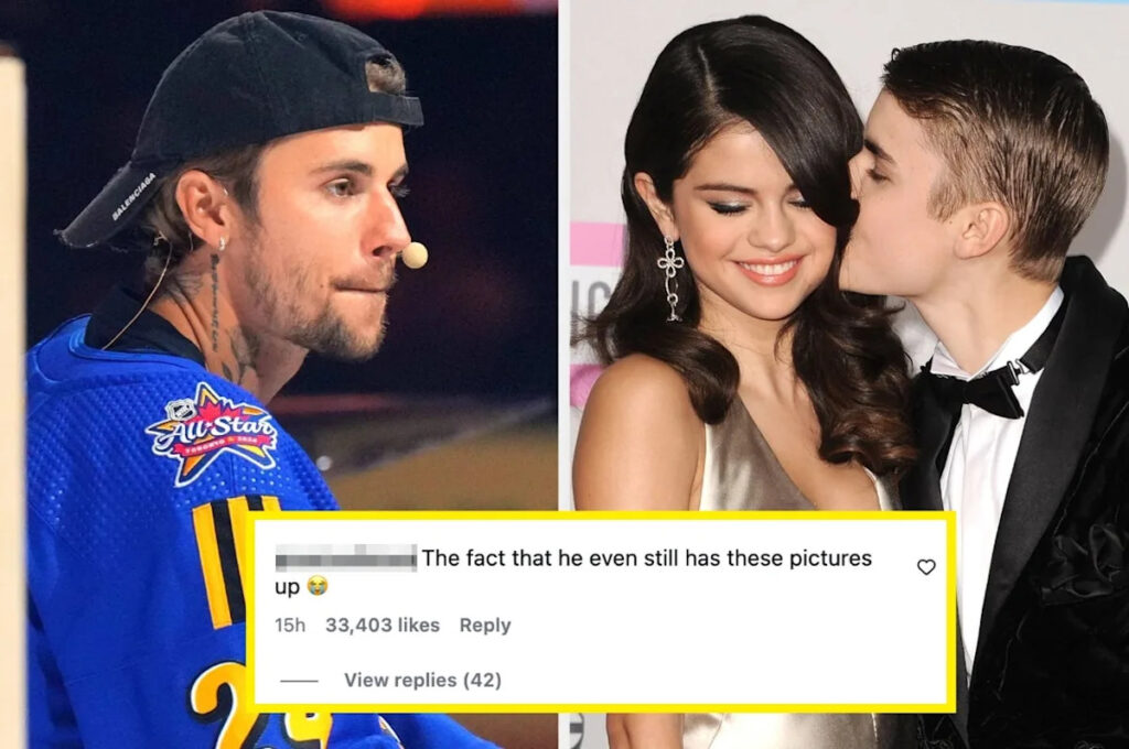 Según se informa, a la cuenta de Instagram de Justin Bieber le dio «Me gusta» a un comentario debajo de una foto de hace una década de él y Selena Gomez besándose, y la gente está perdiendo el control.