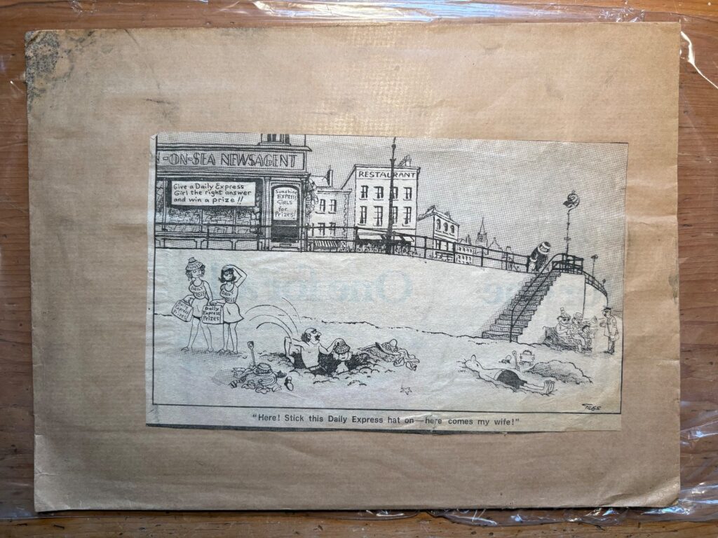 Plancha de Carl Giles Daily Express