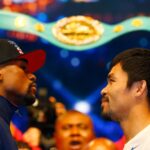 Floyd Mayweather y Manny Pacquiao se preparan para la revancha en vivo por Netflix
