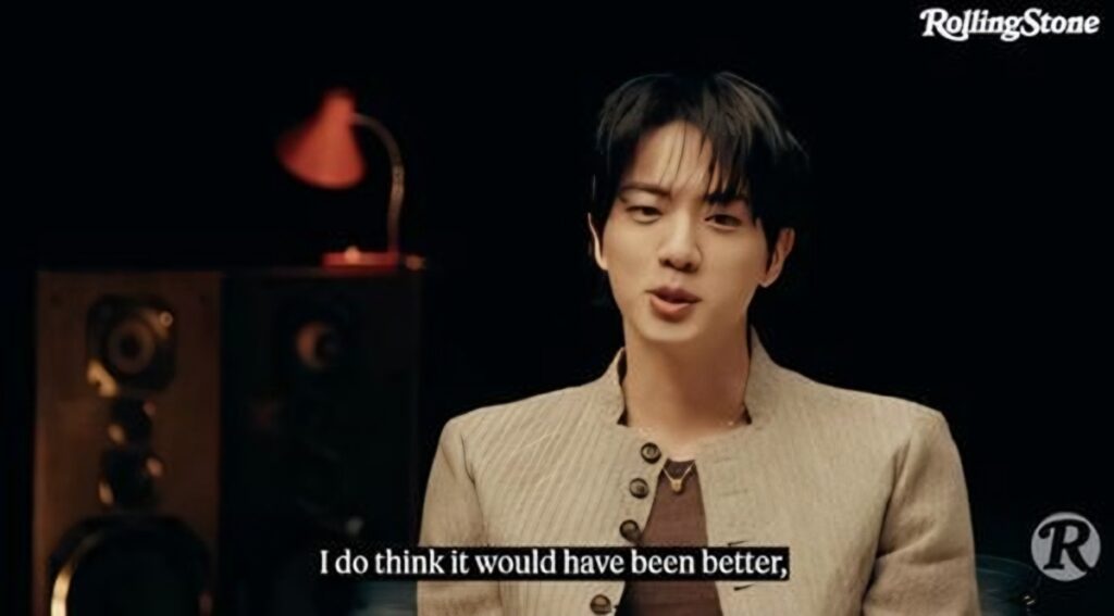 Jin de BTS explica su ausencia en los créditos de ‘ARIRANG’ y dice que fue «la mejor elección»