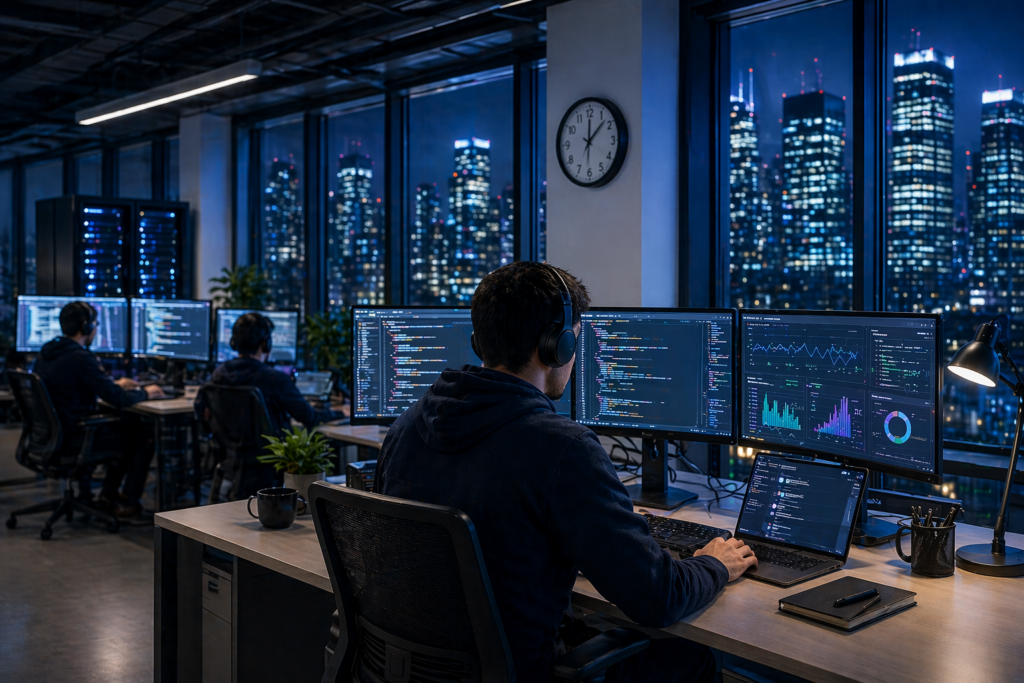 Los agentes de IA toman el turno de noche: los bancos reconsideran las pruebas en el modelo de ‘fábrica’ de software