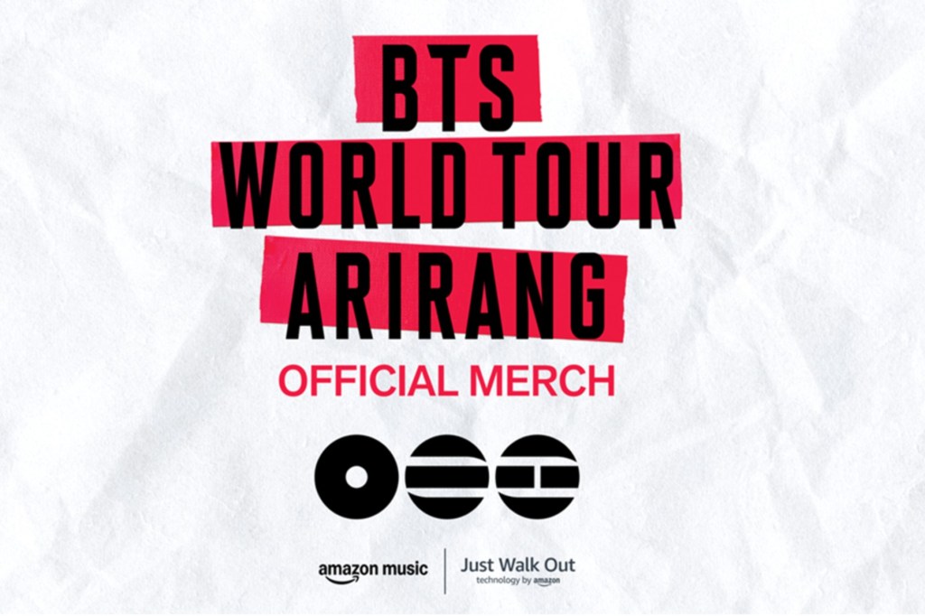 BTS y Amazon son socios para ARIRANG Tour Merch Experience