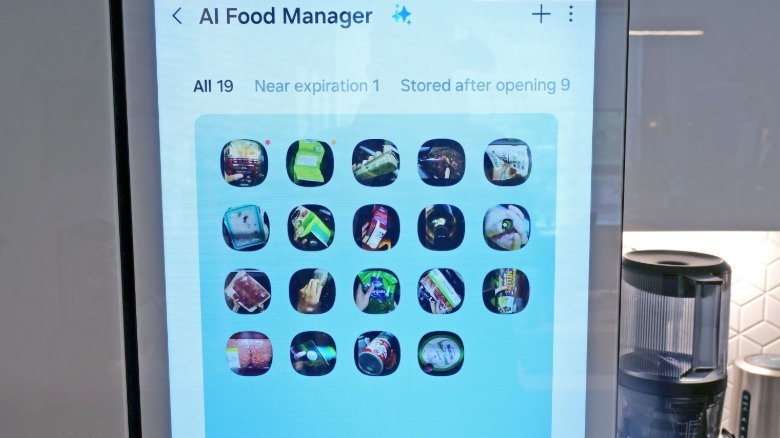 Administrador de alimentos AI actualizado de Samsung